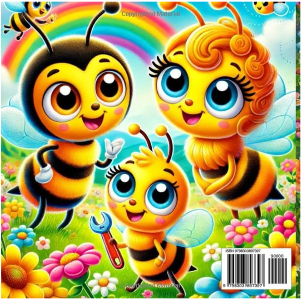 Honey the Bee: Making Friends - Coloring Book