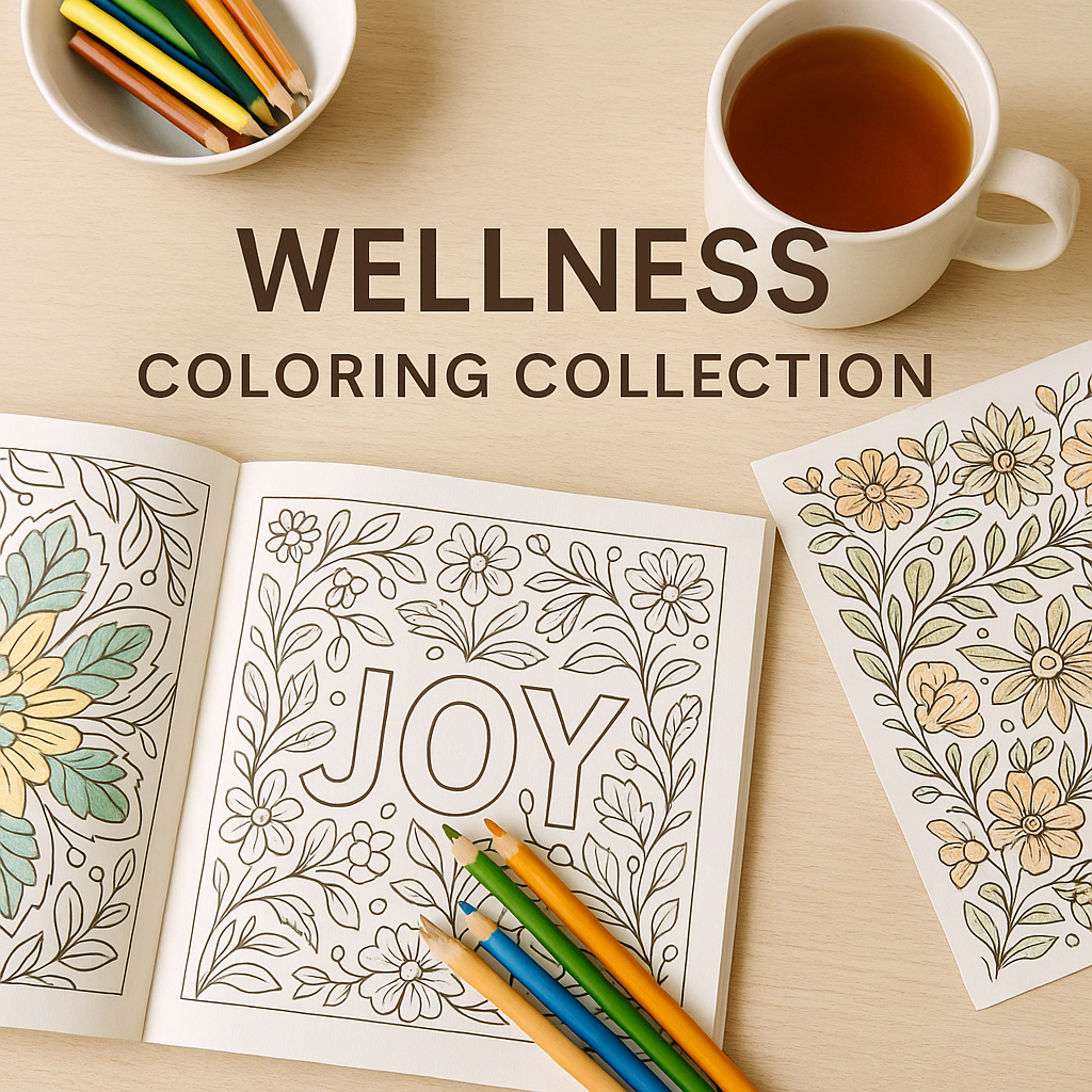 Wellness & Mindful Coloring Books | Stress Relief & Creative Calm