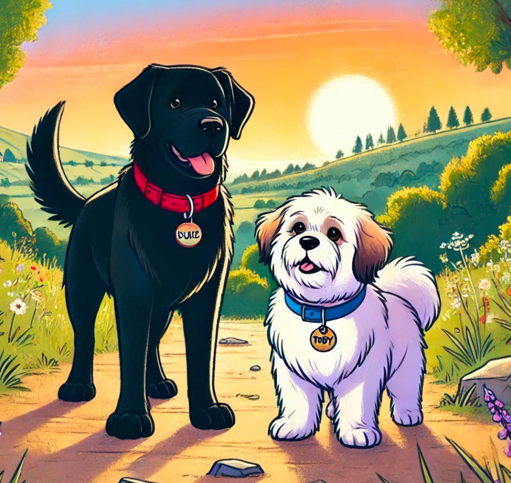 Duke and Toby's Birthday Party Coloring Book