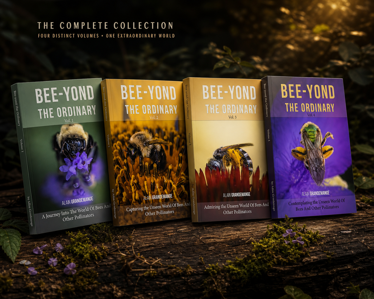 Bee-Yond the Ordinary Complete 4-Book Collection | Bee & Pollinator Macro Photography Books