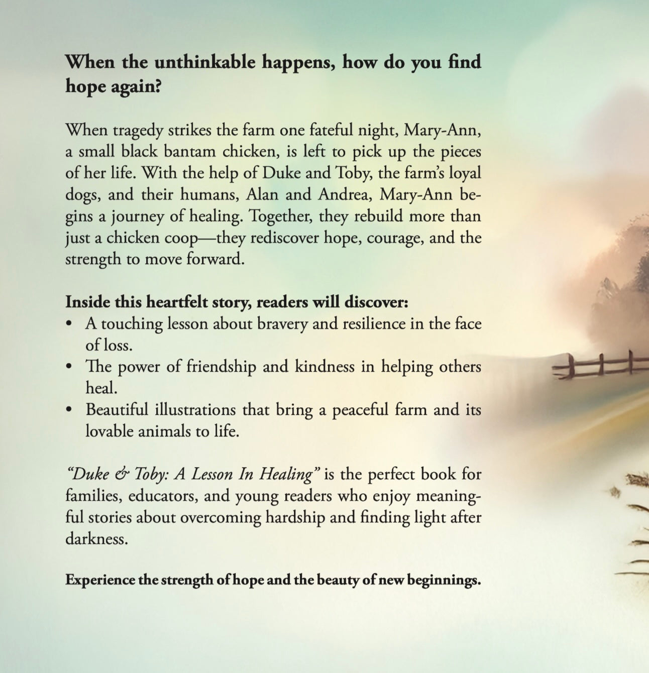 Duke and Toby: A Lesson In Healing