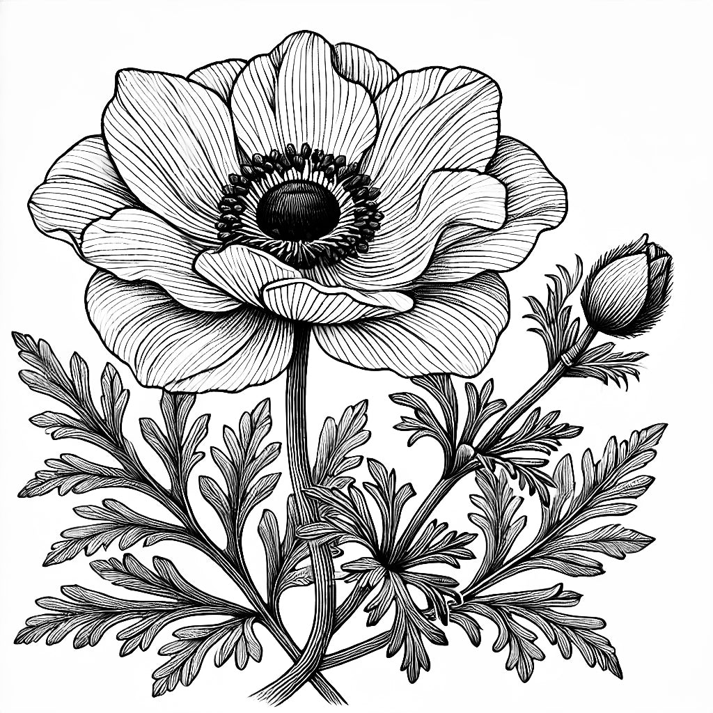 Bloom Adult Coloring Book