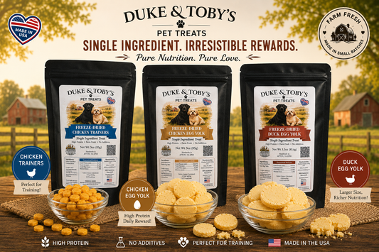 Duke & Toby's Freeze-Dried Pet Treats | Single Ingredient | Made in Virginia