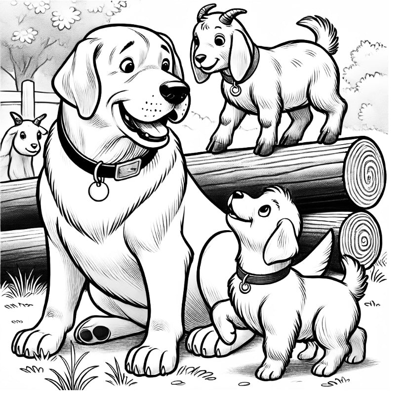 Duke and Toby's Barnyard Talent Show Coloring Book