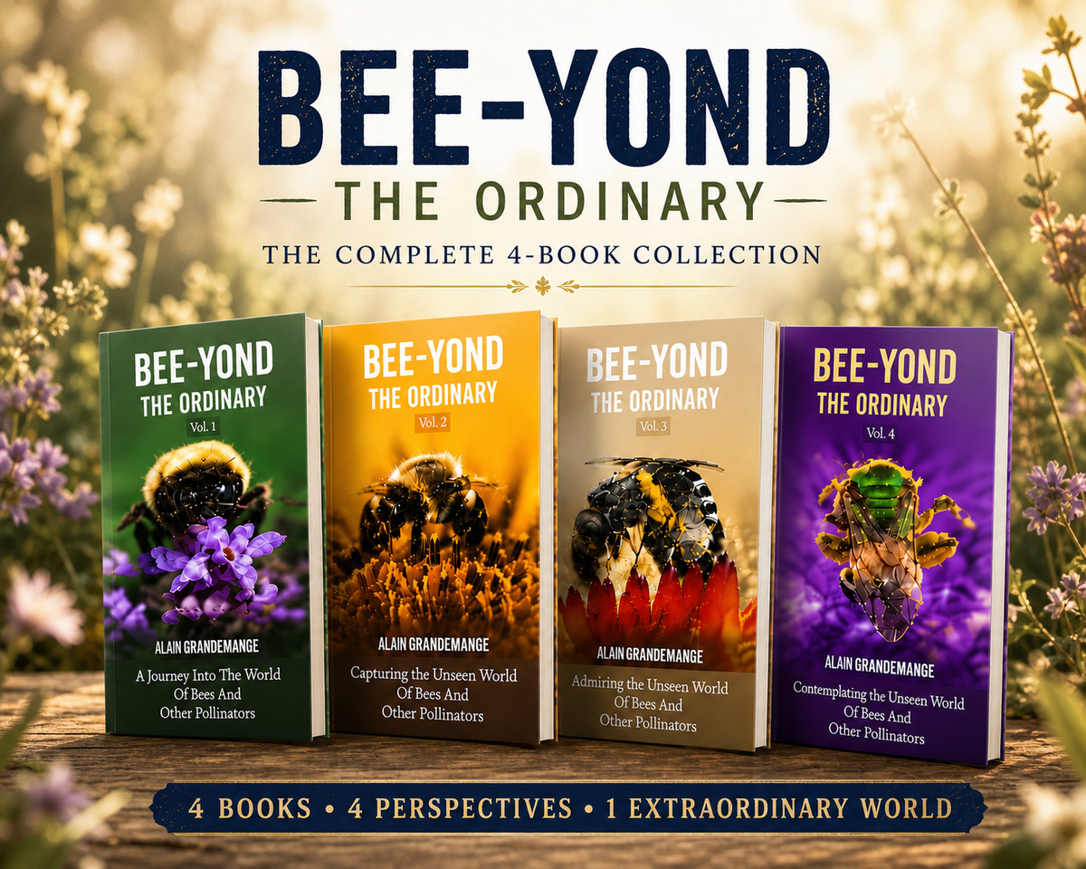 Bee-Yond the Ordinary Complete 4-Book Collection | Bee & Pollinator Macro Photography Books