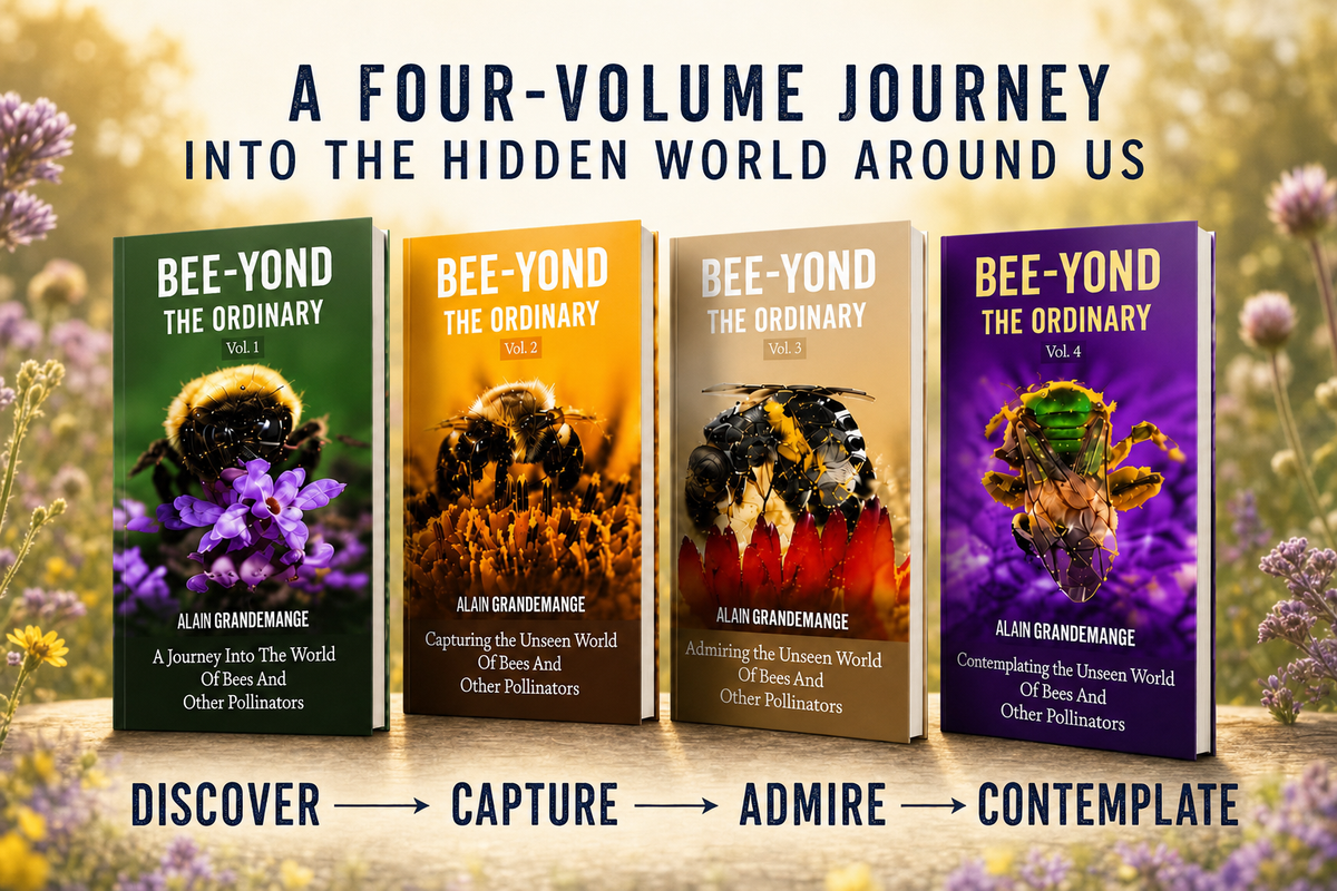 Bee-Yond the Ordinary Complete 4-Book Collection | Bee & Pollinator Macro Photography Books