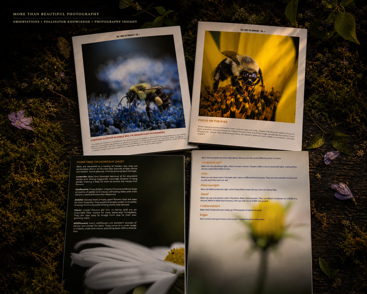 Bee-Yond the Ordinary Complete 4-Book Collection | Bee & Pollinator Macro Photography Books