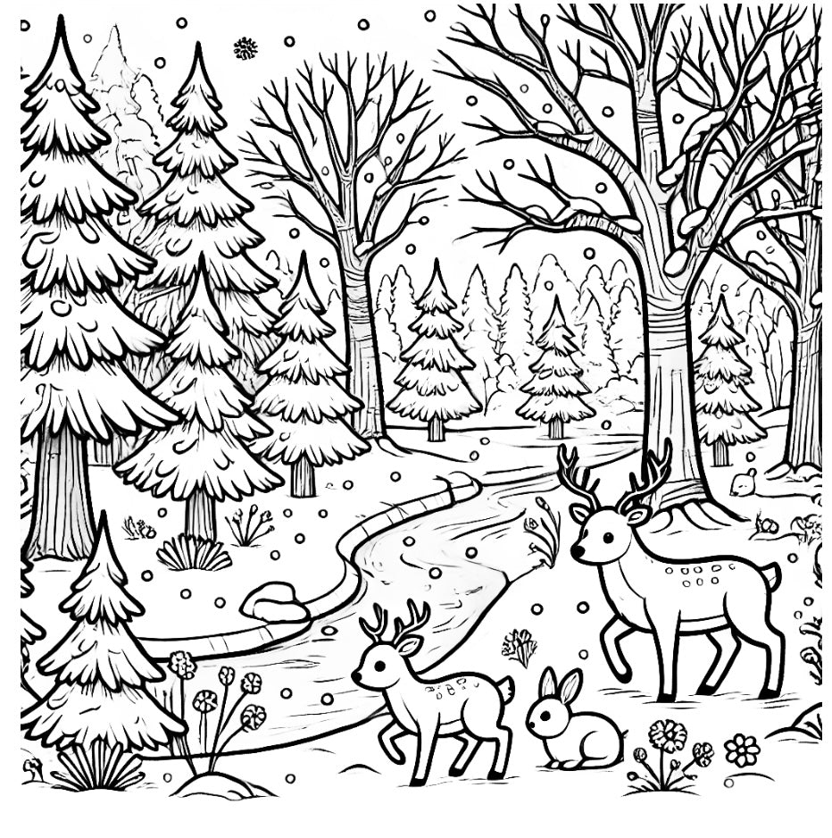 Duke and Toby's Christmas Coloring Book