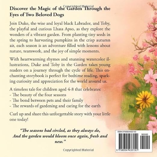 Duke and Toby In The Garden