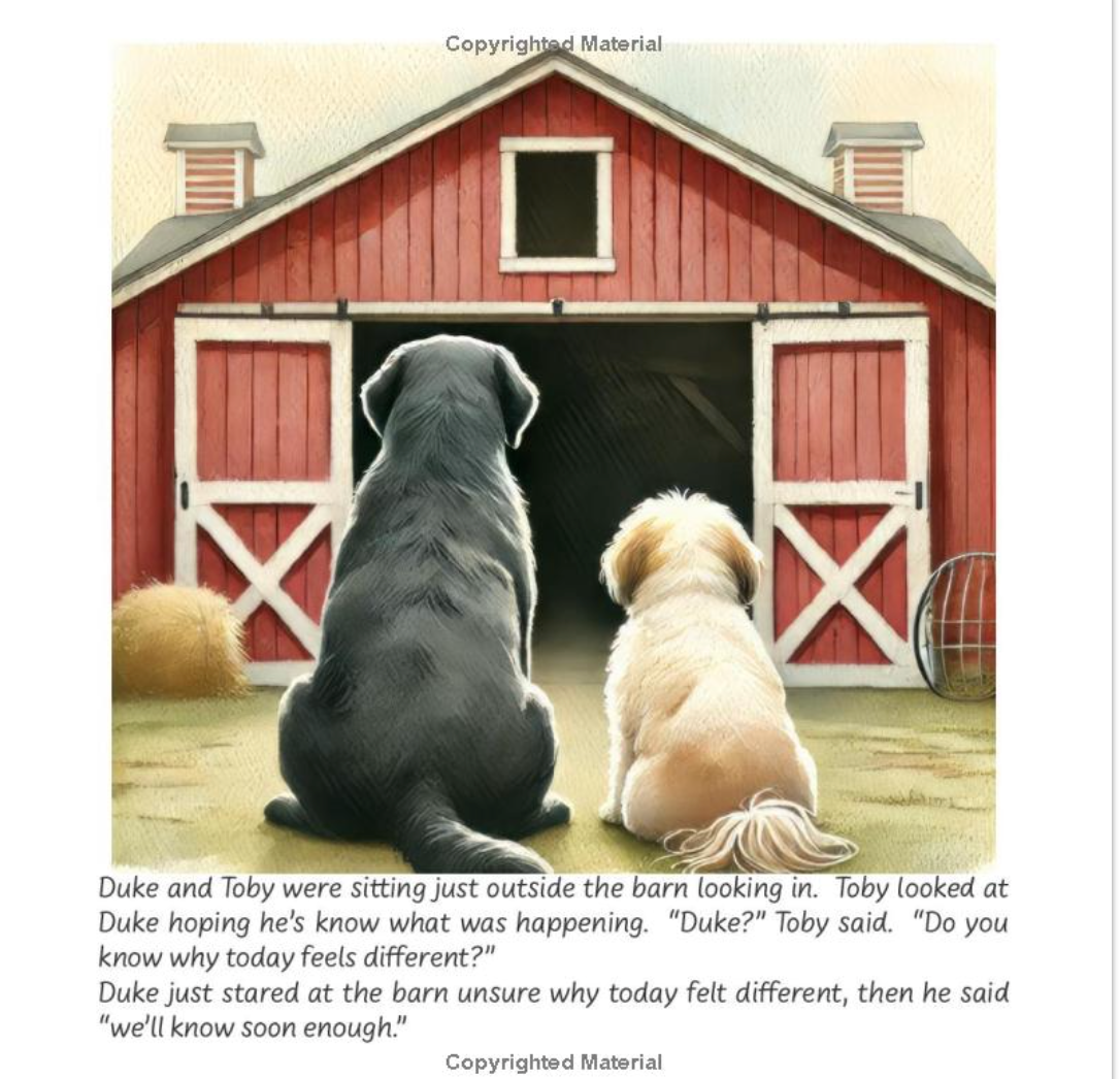 Duke and Toby meet Max