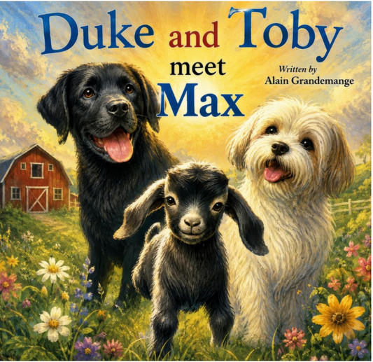 Duke and Toby meet Max