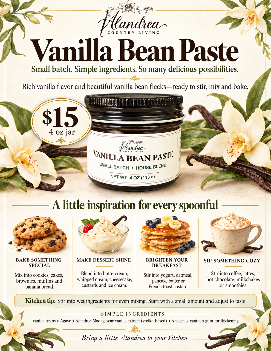 Vanilla Bean Paste - House Blend