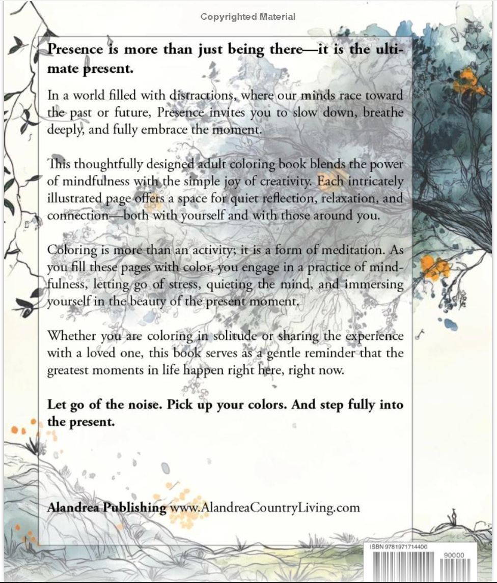 Presence:  A Coloring Book about being Present Every Day